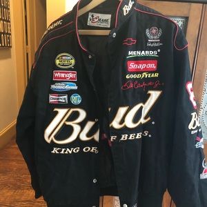 NASCAR genuine #8 jacket Sz L/XL